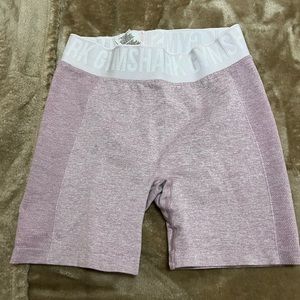 gymshark flex shorts light pink